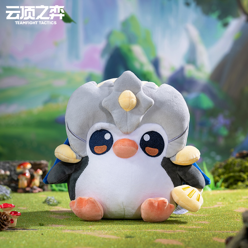 云顶之弈 羽饰骑士 手持金铲铲 毛绒玩偶 官方正品游戏周边