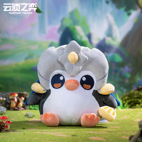 云顶之弈 羽饰骑士 手持金铲铲 毛绒玩偶 官方正品游戏周边