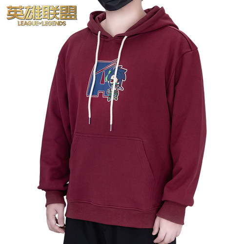 英雄联盟LOL 萌友系列阿卡丽卫衣休闲百搭款帽衫游戏周边官方正品