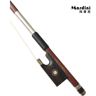 玛蒂尼巴西木小提琴弓BN-02八菱圆弓杆乌木鲍鱼壳尾库白铜配件