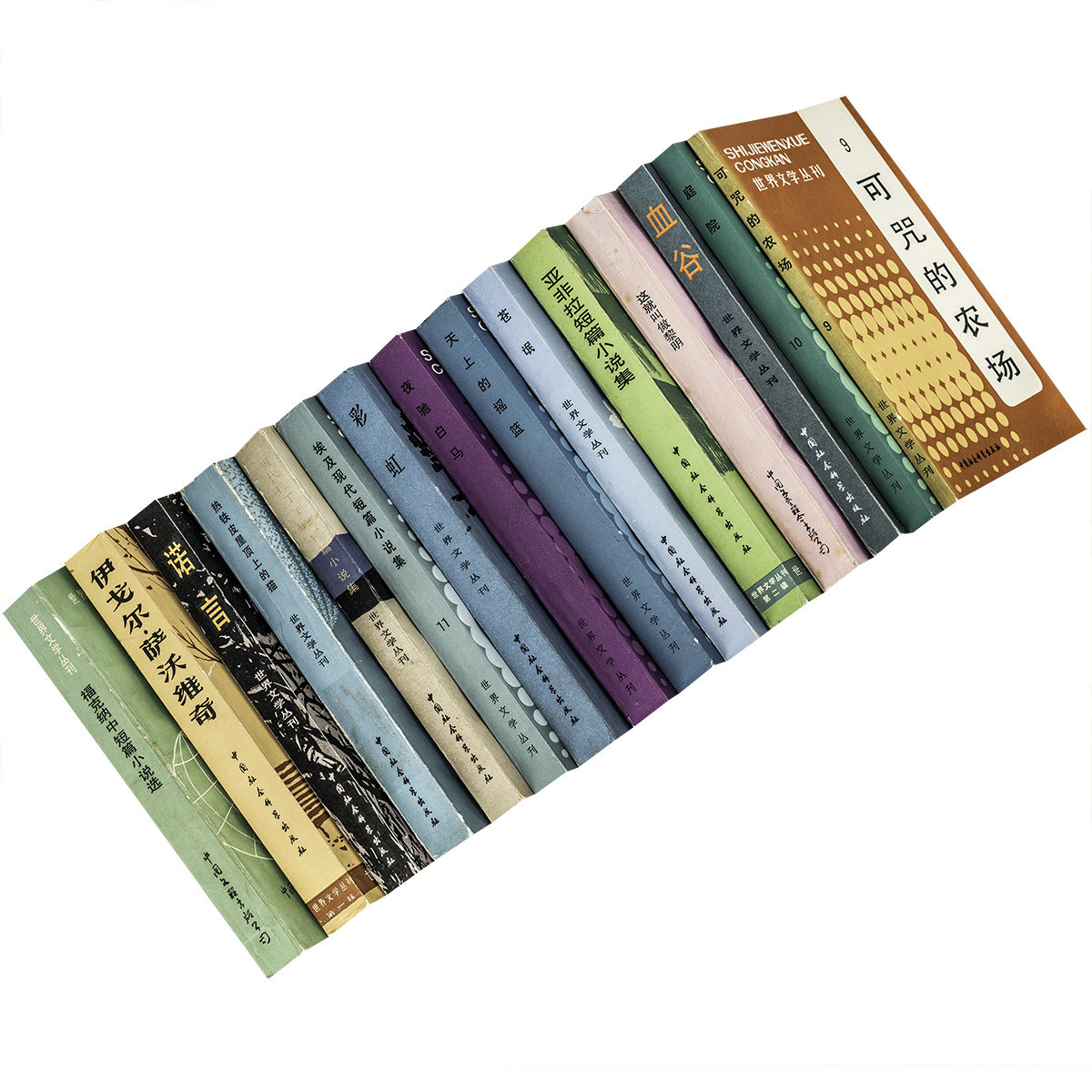 世界文学丛刊全15册 夜驰白马 当代拉丁美洲短篇小说集 血谷 热铁皮屋顶上的猫 诺言 福克纳中短篇小说选 苍氓 正版书籍 老版