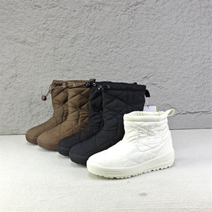 日单女25年秋冬新款 雪地靴 保暖低帮平底户外轻质防水冰面止滑时尚