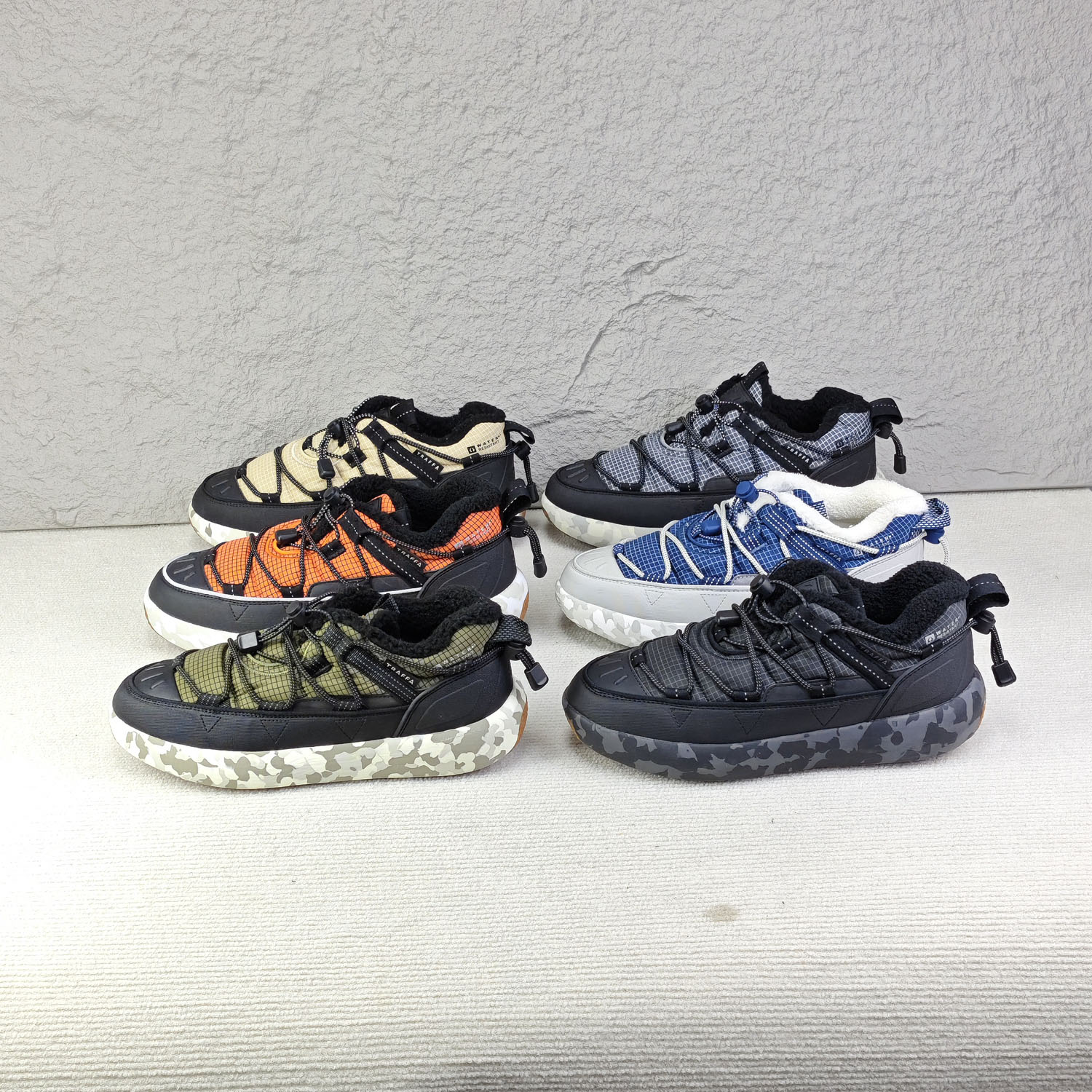 新款冬加绒厚底休闲鞋户外棉鞋男