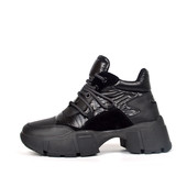 女ins潮松糕厚底鞋 俄罗斯秋冬款 厚底老爹鞋 百搭透气显脚小休闲