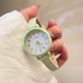 ins日系小清新女生手表指针式 校园学生森系文艺风简约小表盘细带