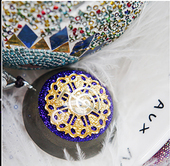 bestiny原创设计水晶项链学生礼物吊坠紫水晶小众天然