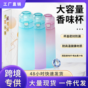 热销萃香环香味水杯创意变味玩味环带味道歪脖运动高级感气味水壶