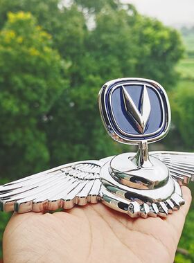 长安金属车标立标CS75 35 15 V3 5 欧尚机盖车头各性金属改装标贴