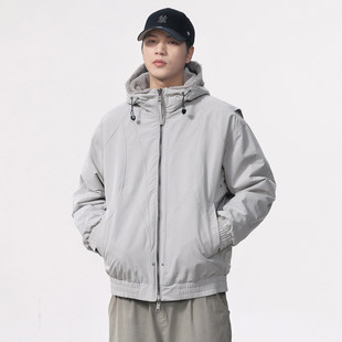 Origine系列高端重磅仿貂绒加厚双面穿棉服男派克服冬季保暖外套