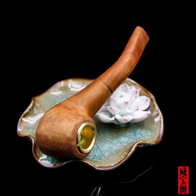 咸宝阁 纯手工光面木雕山东枣木烟斗红木烟具2019民族风推荐款|msdalam kategori ZIPPO/Swiss Army Knife/cermin mata, penulis, paip - dari Buy2taobao.com untuk memberikan perkhidmatan ejen Taobao profesional membeli
