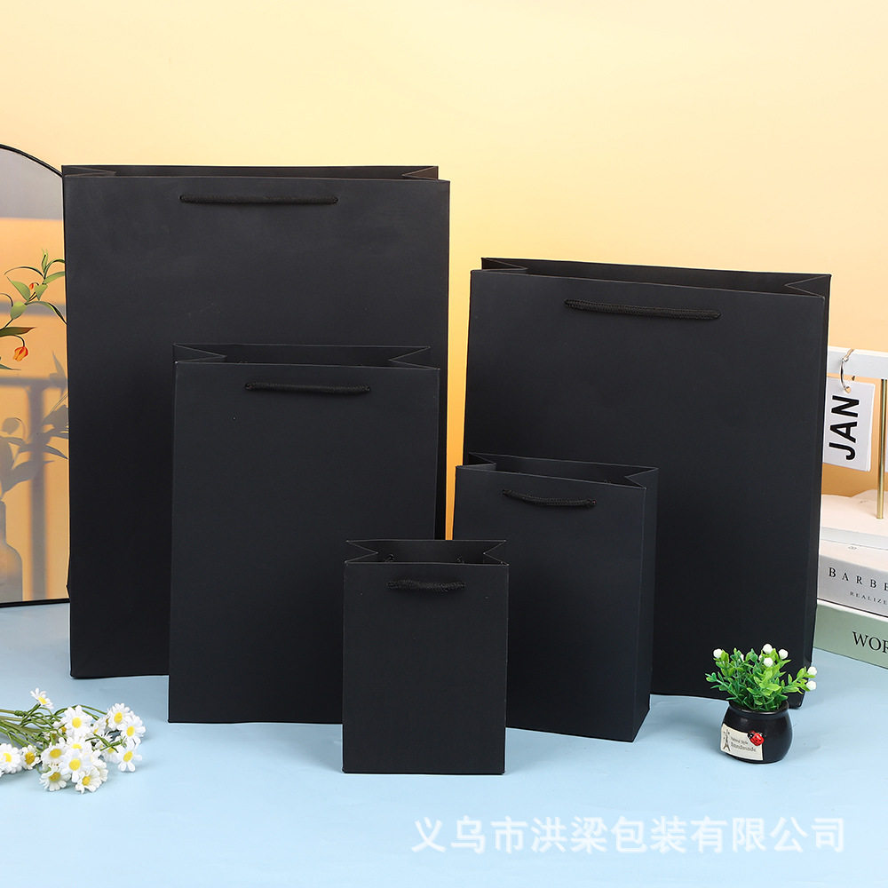 加厚牛皮纸袋现货礼品手拎袋服装店衣服纸袋印logo手提袋厂家