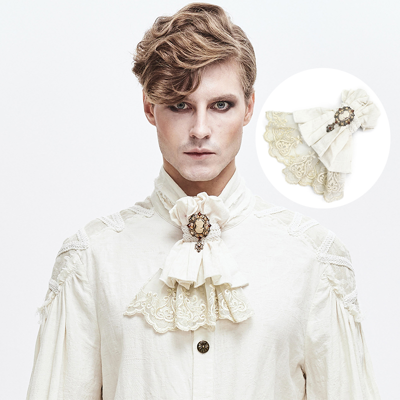 朋克哥特复古宫庭领结领围领花
