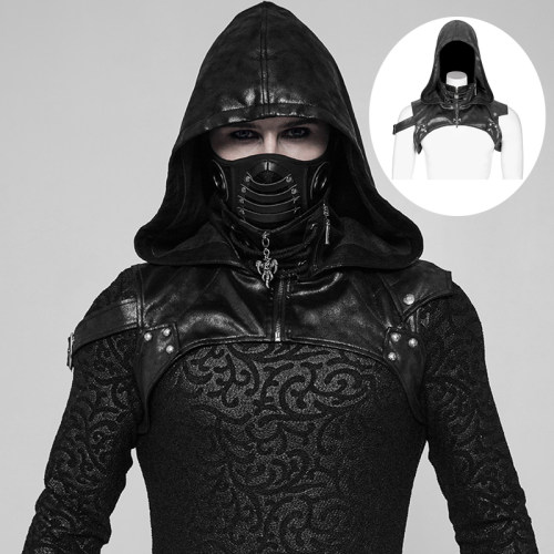 ╋魔叹╋PUNK RAVE 蒸汽朋克Steam哥特GOTHIC连帽领围配饰 WS275