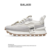 阿甘鞋 Salaxi 女 透气运动鞋 增高老爹鞋 莎莱茜欧洲站潮牌男鞋 夏季