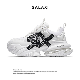 男女百搭厚底休闲鞋 Salaxi 低帮气垫老爹鞋 时尚 莎莱茜秋冬爆款