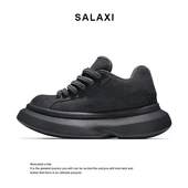 莎莱茜冬季 新款 面包鞋 Salaxi 轻便舒适保暖高级感男女低帮休闲鞋