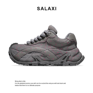 莎莱茜秋冬新款 运动休闲鞋 厚底增高老爹鞋 男女款 百搭时尚 Salaxi
