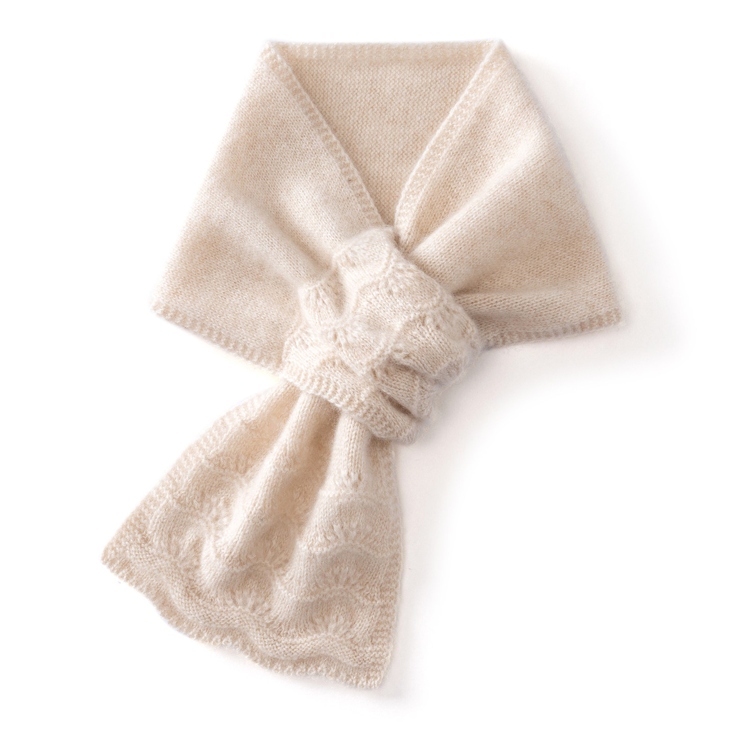 秋冬穿孔围巾女100%纯山羊绒围脖保暖时尚百搭羊绒针织提花小围巾,服饰配件/皮带/帽子/围巾,围巾/丝巾/披肩,淘宝优惠券,粉丝福利购,淘宝优惠卷