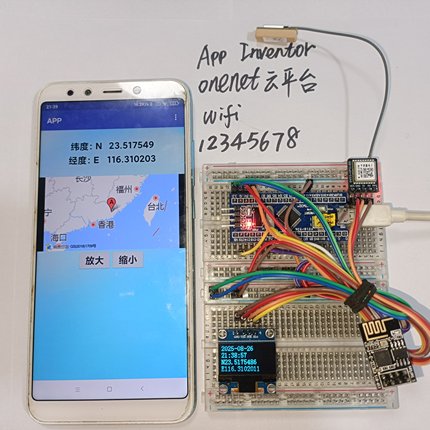 基于STM32单片机的GPS全球定位系统设计北斗双模One-NET高德地图