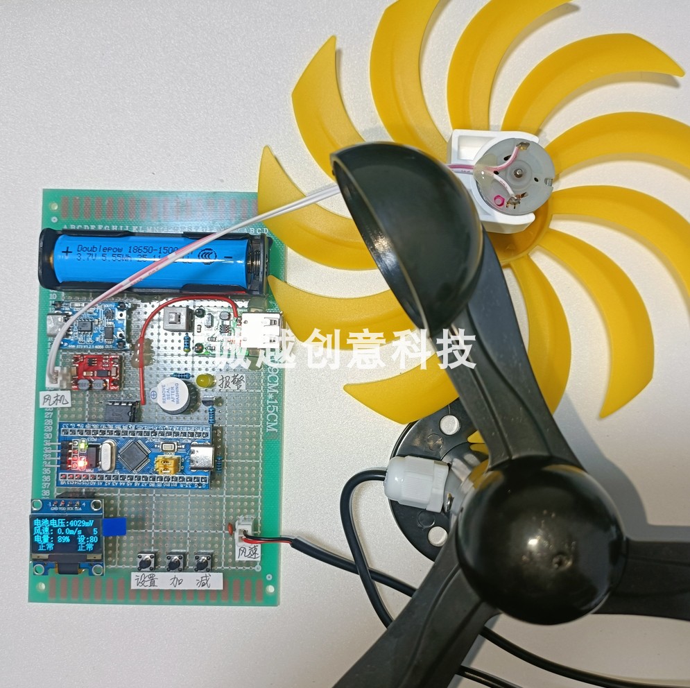 STM32F103C8T6风速风力发电