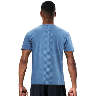 运动t恤男夏季速干冰丝短袖户外田径训练跑步服健身吸汗透气上衣