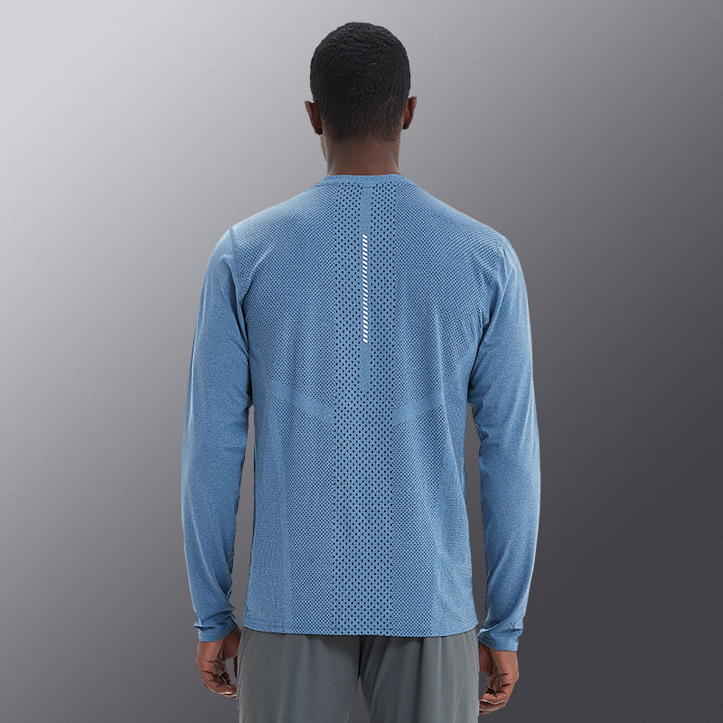 BLVB田径训练运动跑步长袖T恤男