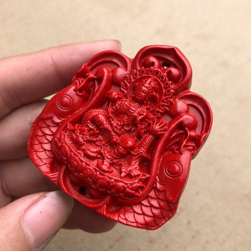 原色双鱼团座观音菩萨车挂件本命年观世音平安随身戴坐莲双宝吊坠