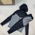 Black and Dark Gray Suit