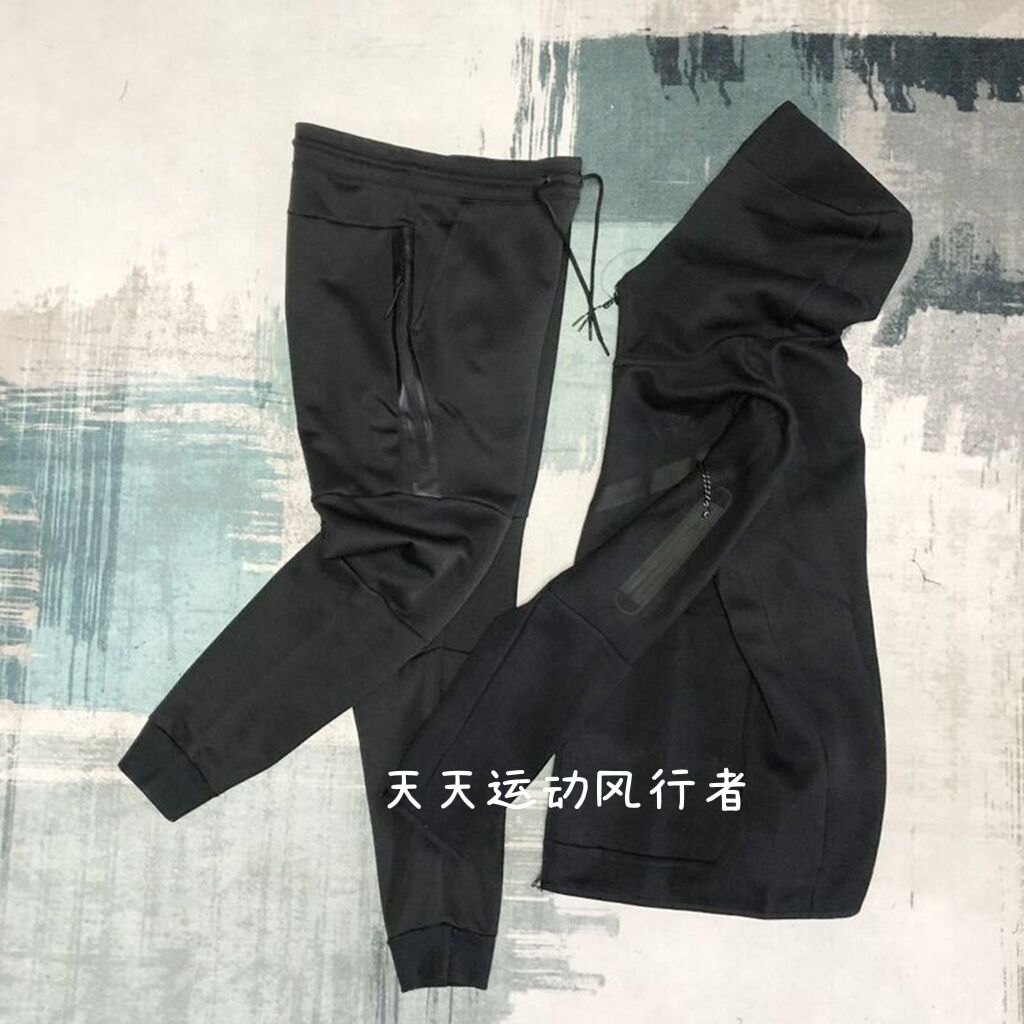 thumbnail for CU4 men's jacket spring and autumn new products air layer cotton knitted hooded zipper shirt sports casual top jacket 489