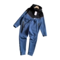 Blue and Black Stitching (Top + Pants)