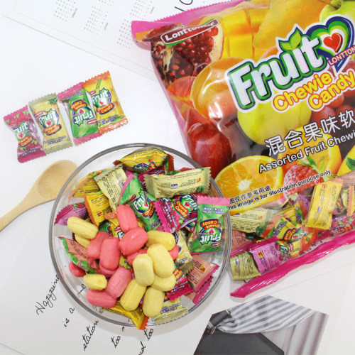 伦敦fruit500g混合水果味软糖果