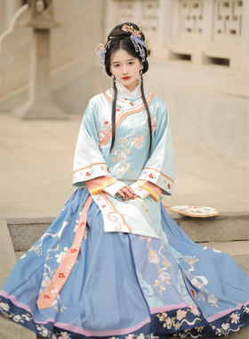 古董衣重工刺绣清汉女装晚清晋商女少奶奶服饰戏服中式喜娘秀禾服