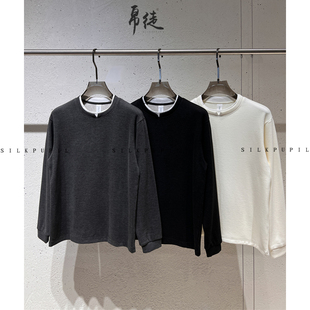 加绒加厚磨毛亲肤保暖舒适羊毛醋酯纤维打底长袖 暖肤小三角