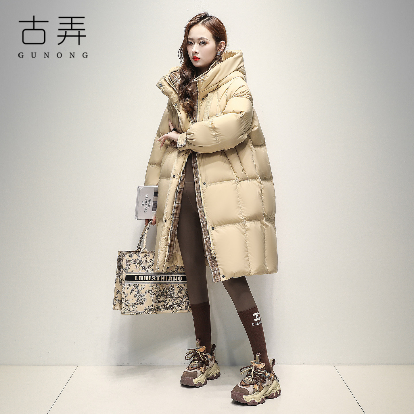 时尚韩版中长款羽绒服女2026新款冬季时尚百搭蓬松保暖防寒服