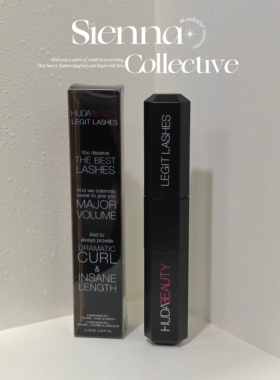 HUDA BEAUTY 纤长浓密立体双头睫毛膏黑色8.5*2/新品