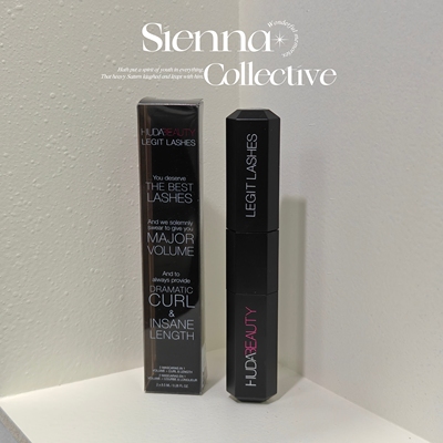 HUDA BEAUTY 纤长浓密立体双头睫毛膏黑色8.5*2/新品