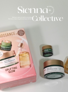 Biossance角鲨烷套装 omega修护面霜50ml+双效精华15ml+眼霜5ml