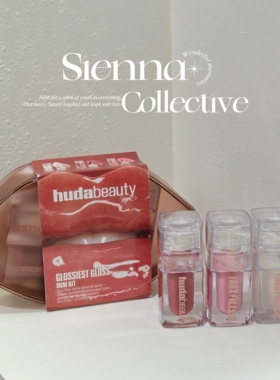 HUDA BEAUTY镜面唇釉套装Mini Glossiest 3*1.9ml