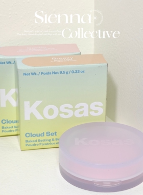 小猴子推荐Kosas烘焙粉饼Breezy 9.5g/Candy /20g柔焦定妆蜜粉饼