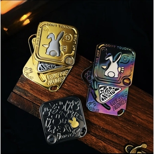 乐派响指音叉磁力推牌SNAP暴燥兔叮叮MIX指尖解压EDC玩具音叉推牌