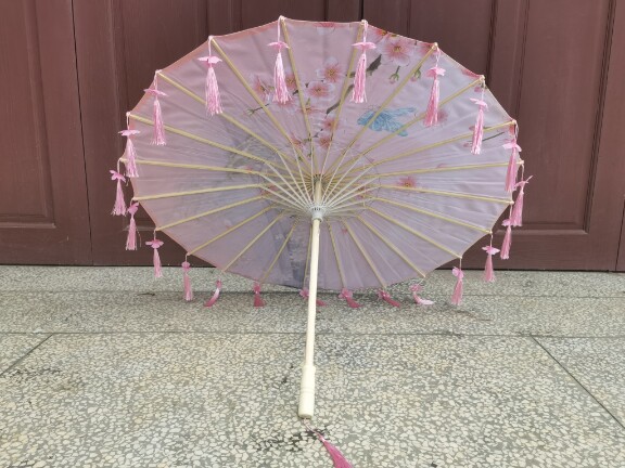流苏花瓣伞走秀拍照舞蹈伞演出伞