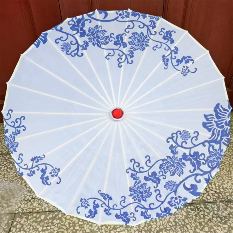 青花瓷舞蹈伞六一儿童跳舞伞吊顶
