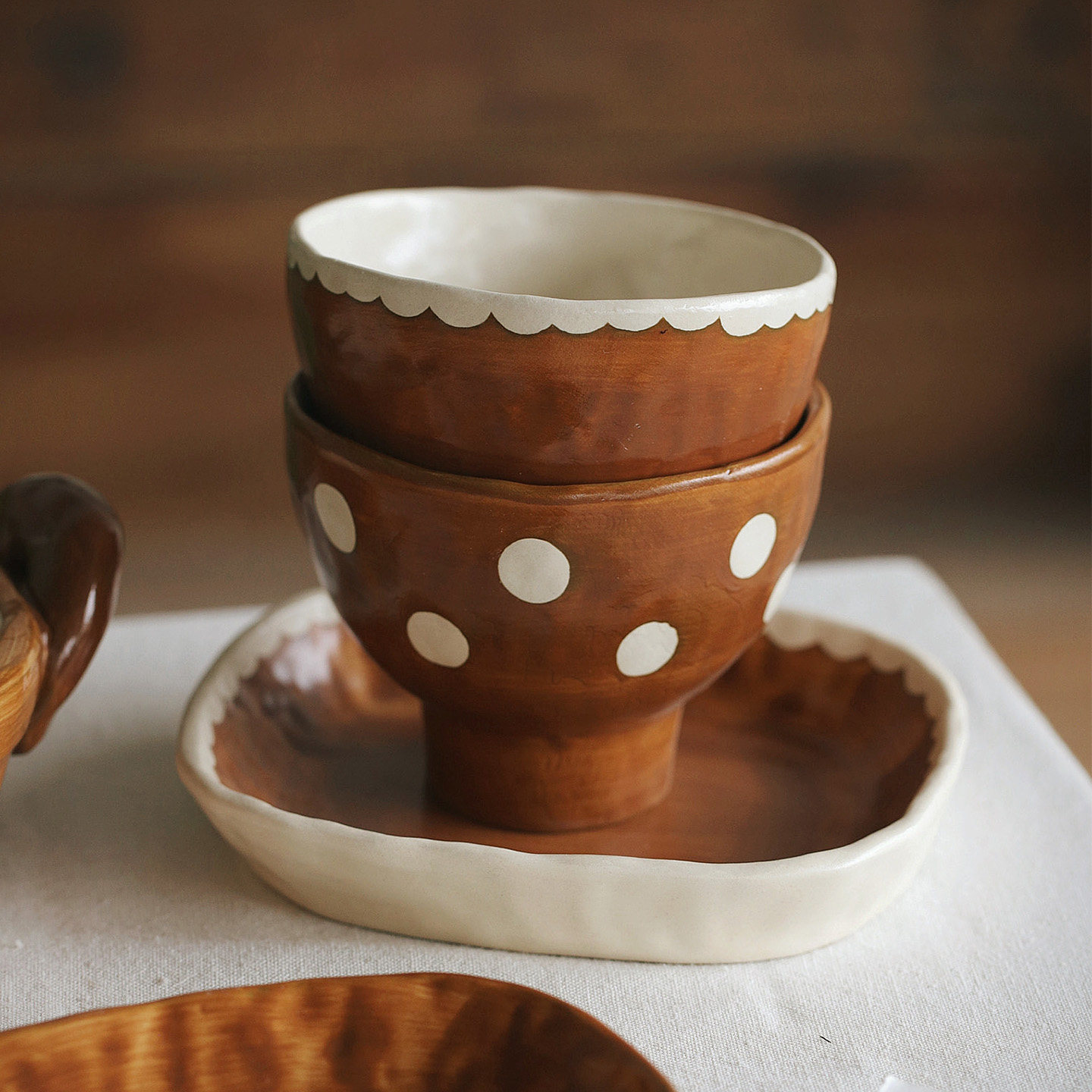 泽滕家奶油风餐具组合双耳甜品可微波炉加热烤盘儿童整套碗碟送礼,餐饮具,碗,淘宝优惠券,粉丝福利购,淘宝优惠卷