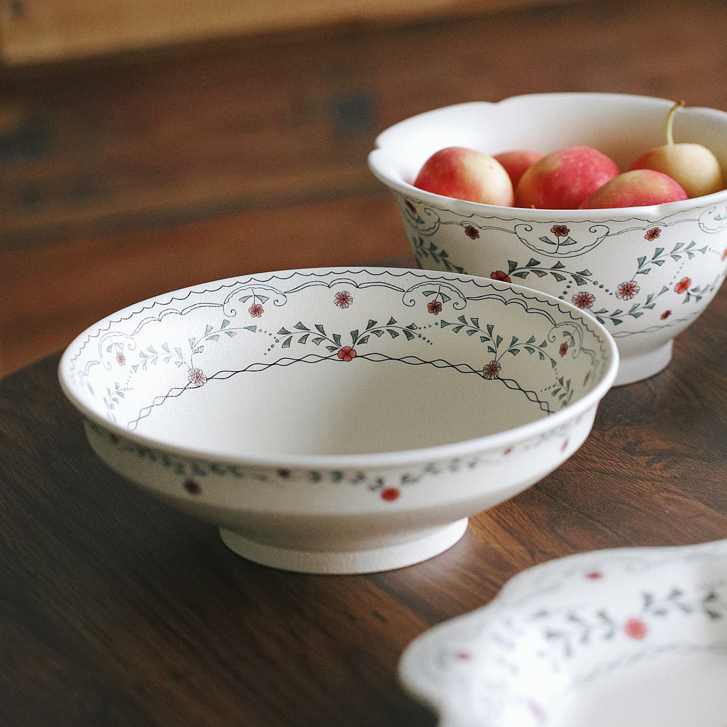 泽滕家碗碟套装新款哑光花瓣