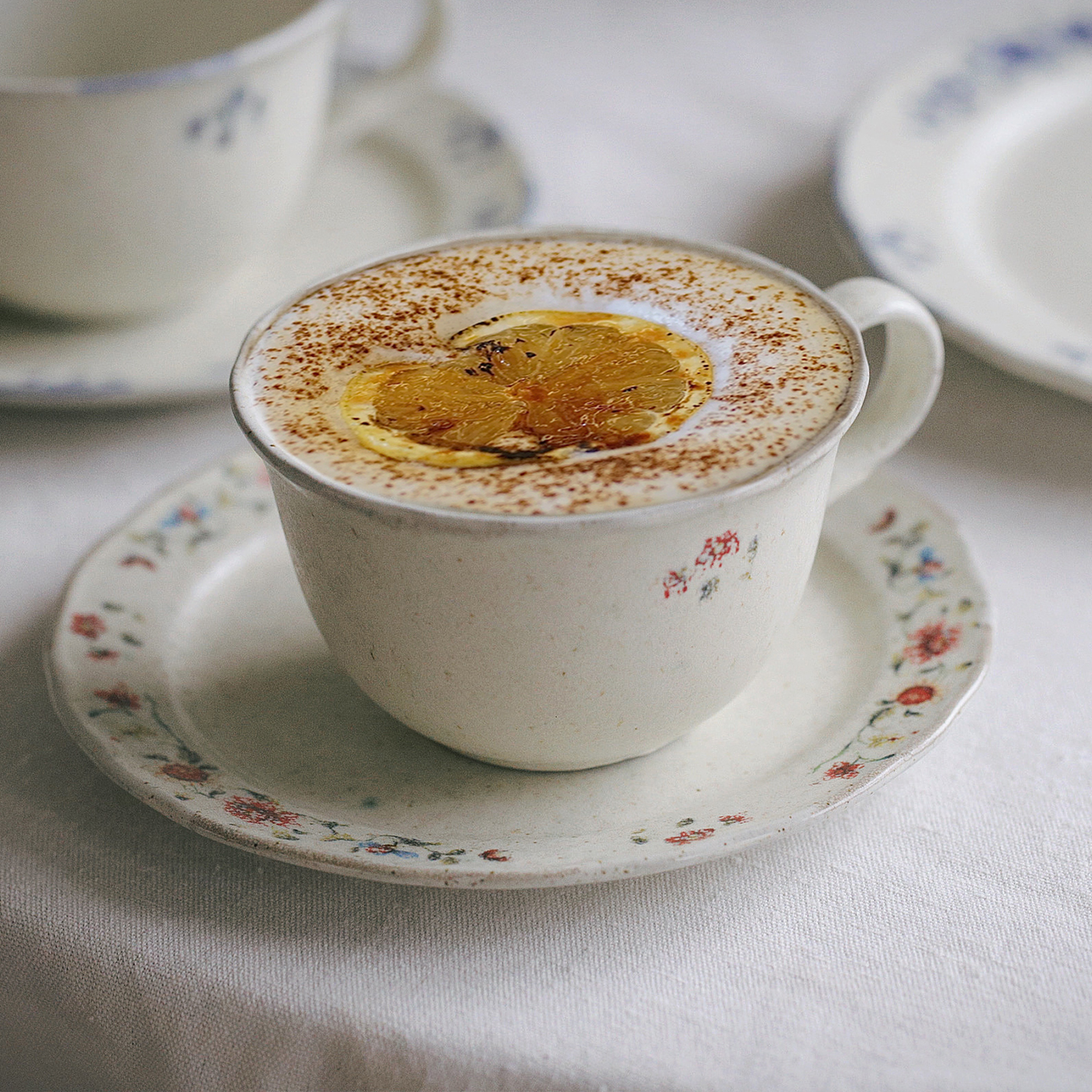 泽滕家杯碟套装陶瓷高档礼物哑光