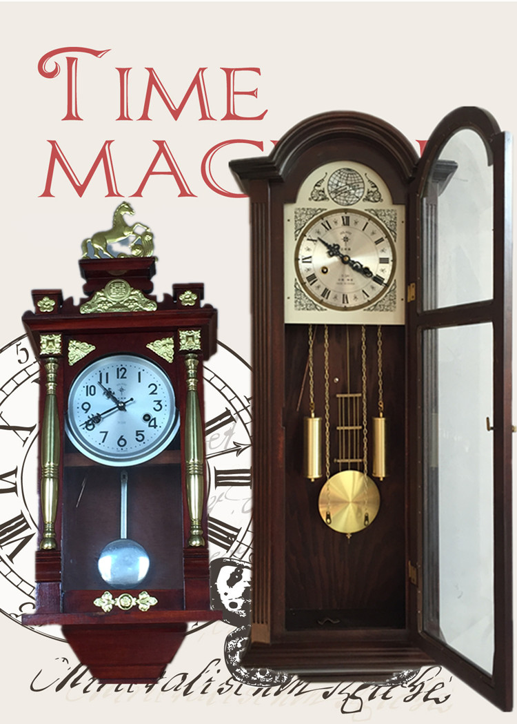 老式复古挂钟北极星机械报时座钟表客厅美式实木台钟立钟|ruв категории Домашний быт, часы, украшения дома/будильник, часы/будильник - от Buy2taobao.com для оказания профессиональной услуги покупки агента Taobao