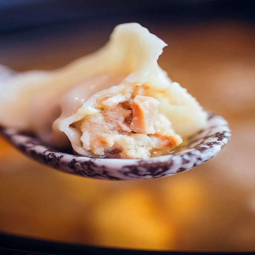 【斋九福】松茸饺子馅 含姬松茸 包饺子冷冻食品 2包包邮装