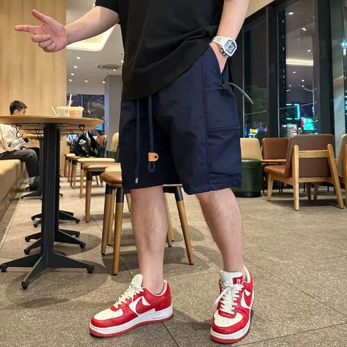 夏季薄款男士工装大口袋休闲短裤