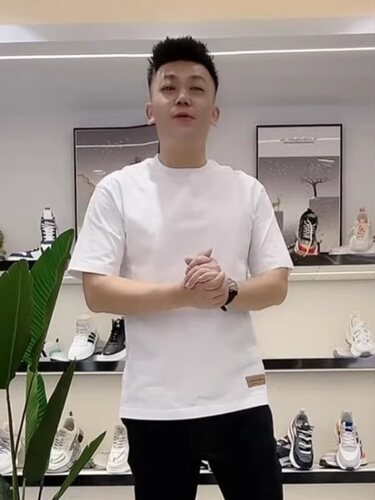 2026款男士简约百搭白色短袖T恤