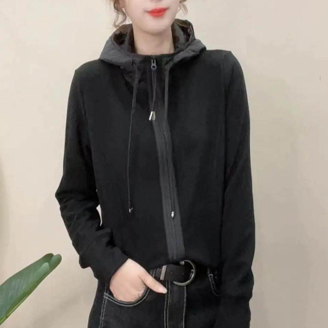 连帽双面德绒卫衣绒衫女2025冬季新款百搭加厚保暖上衣开衫短外套,女装/女士精品,卫衣/绒衫,淘宝优惠券,粉丝福利购,淘宝优惠卷